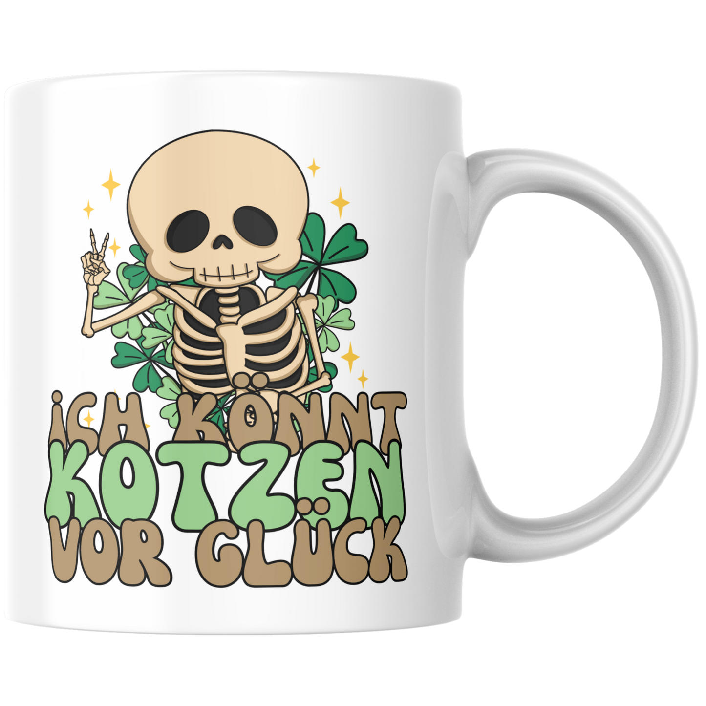 Ich Könnt Kotzen Vor Glück Ironie Kaffee Tasse