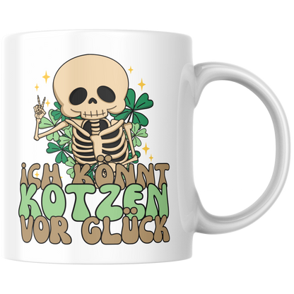 Ich Könnt Kotzen Vor Glück Ironie Kaffee Tasse