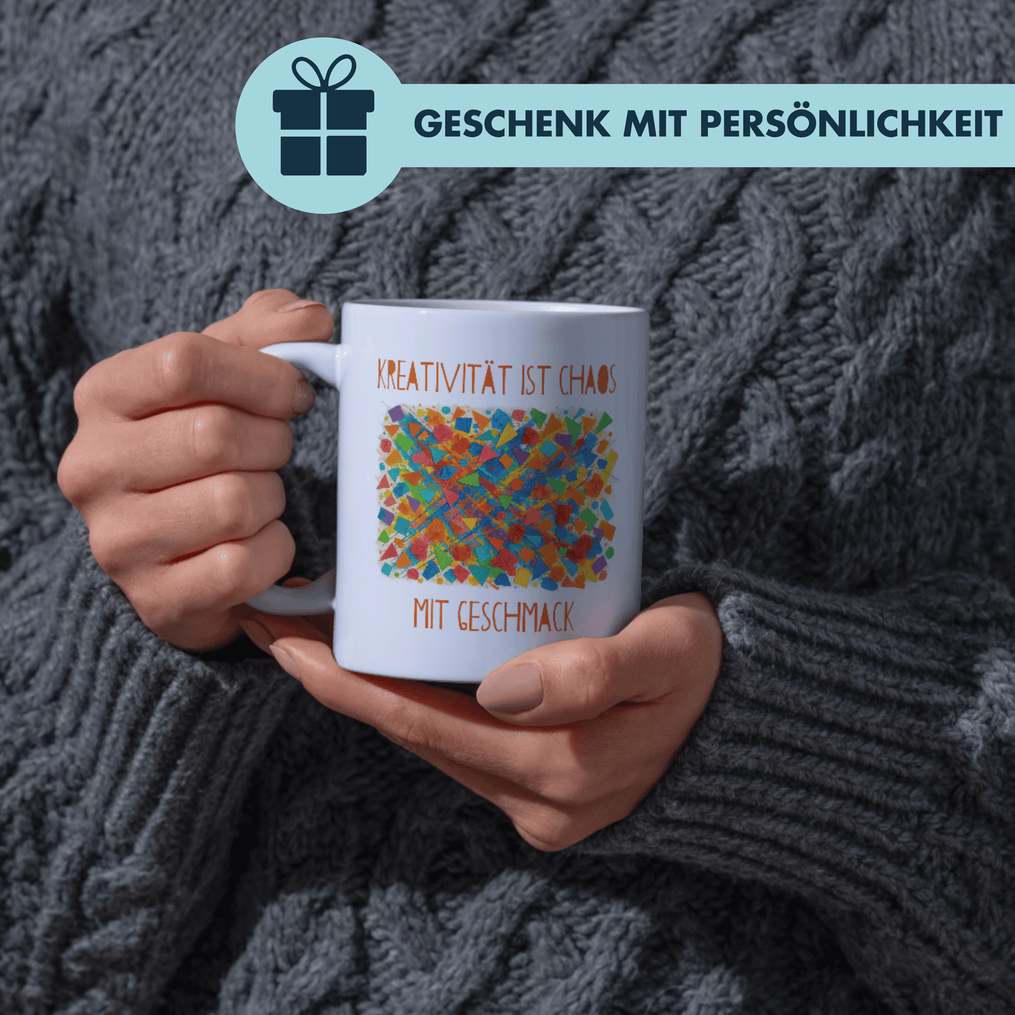 Kreativität Ist Chaos Mit Geschmack Kaffee Tasse