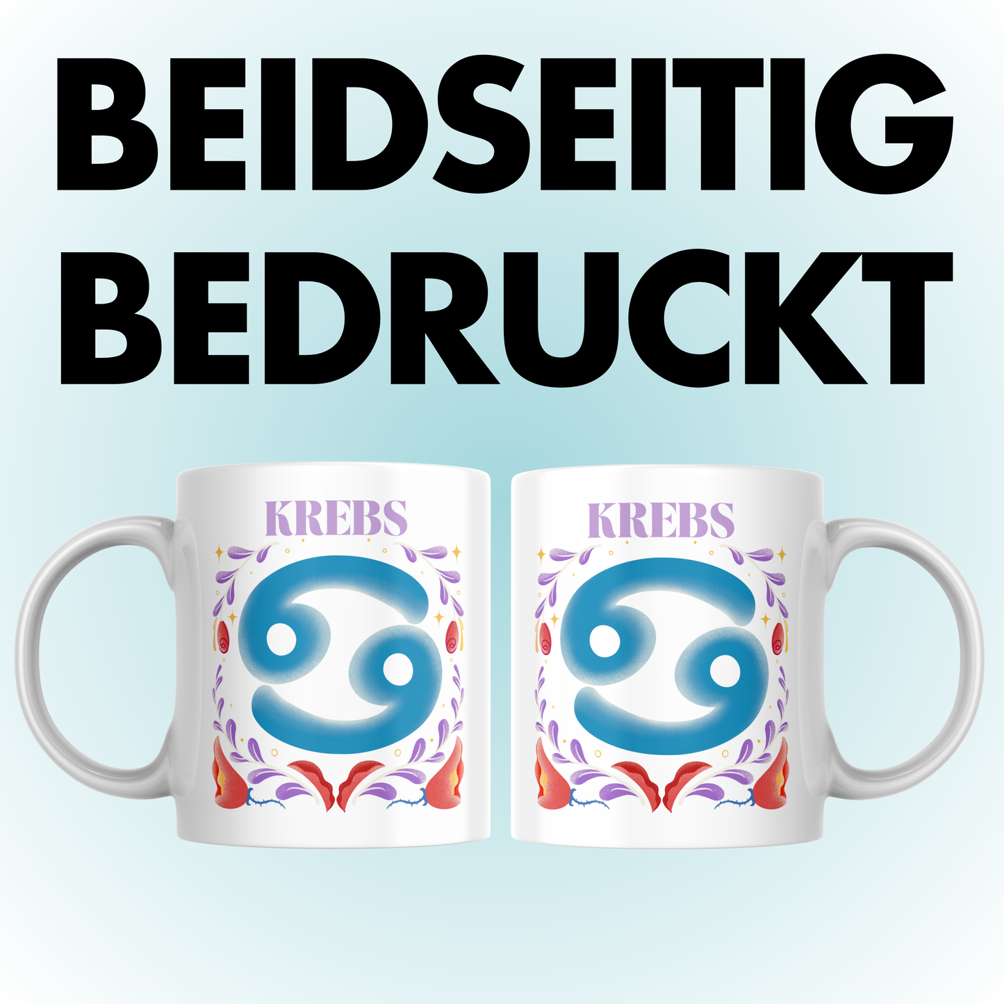 Krebs Cancer Sternzeichen Kaffee Tasse