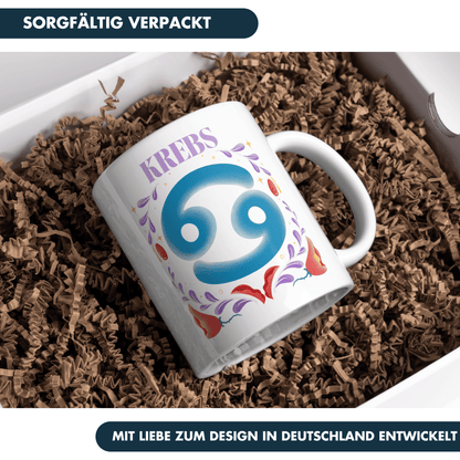 Krebs Cancer Sternzeichen Kaffee Tasse