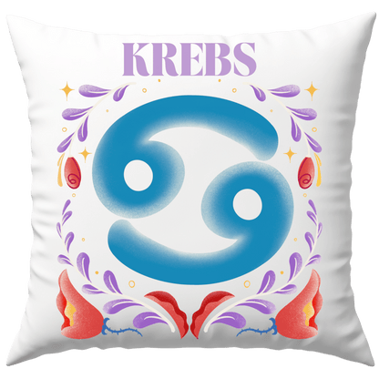 Krebs Cancer Sternzeichen Deko Kissen