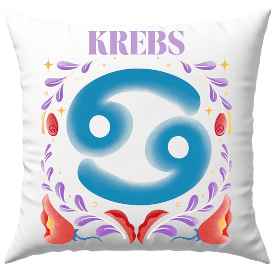 Krebs Cancer Sternzeichen Deko Kissen