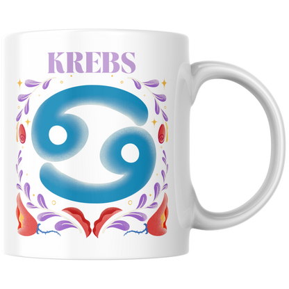 Krebs Cancer Sternzeichen Kaffee Tasse