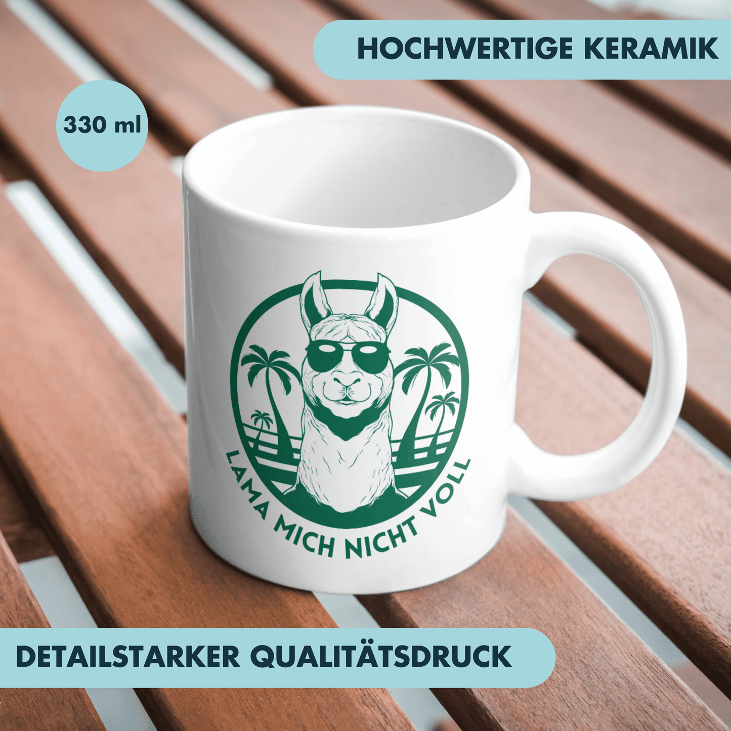 Lama Mich Nicht Voll Genervt Arbeit Kaffee Tasse