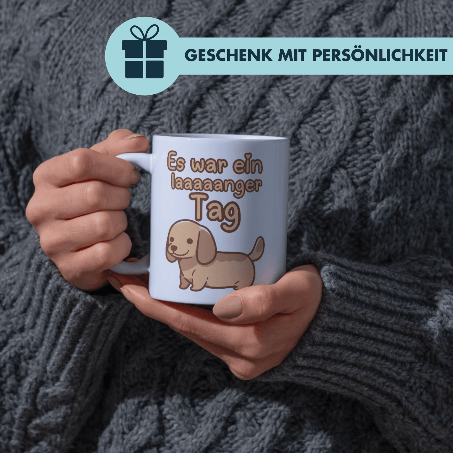 Es War Ein Langer Tag Dackel Kaffee Tasse