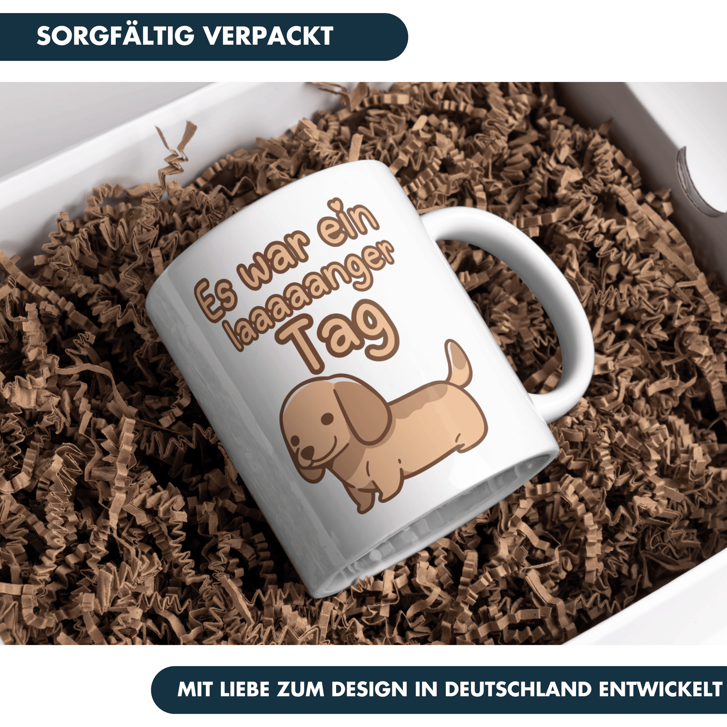 Es War Ein Langer Tag Dackel Kaffee Tasse