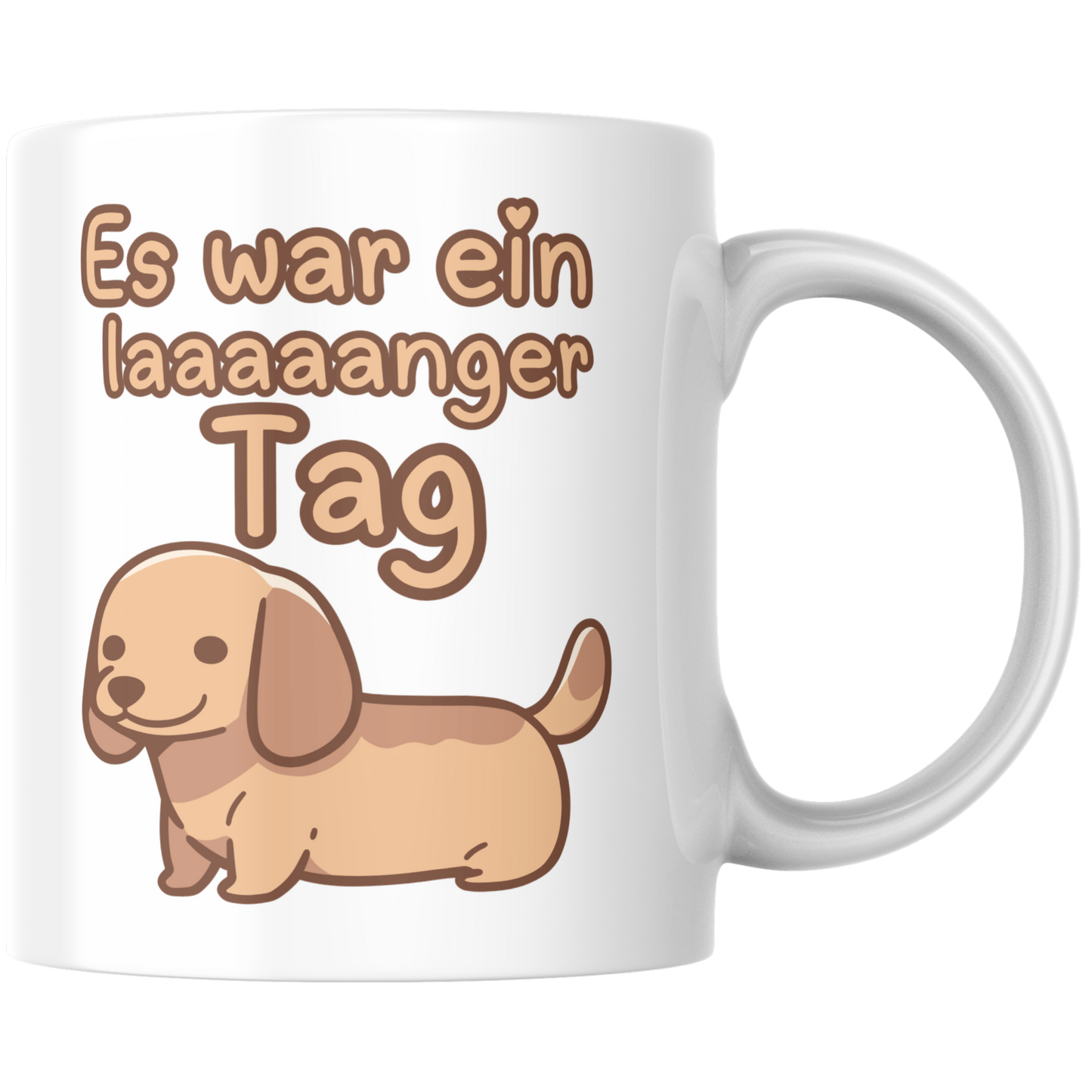 Es War Ein Langer Tag Dackel Kaffee Tasse