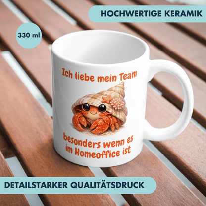 Ich Liebe Mein Team Besonders Wenn Es Im Homeoffice Ist Kaffee Tasse