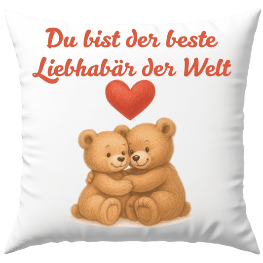 Du Bist Der Beste Liebhabär Der Welt Wortspiel Liebe Deko Kissen