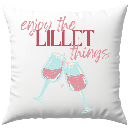 Enjoy The Lillet Things Wildberry Cocktail Deko Kissen