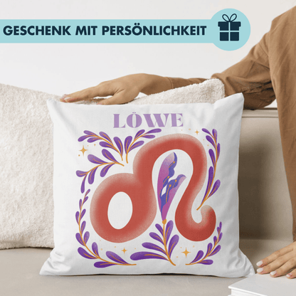 Löwe Leo Sternzeichen Deko Kissen
