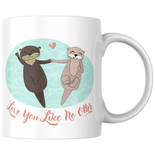 Love You Like No Otter Wortspiel Kaffee Tasse