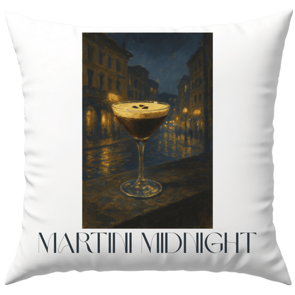 Espresso Martini Midnight Cocktail Deko Kissen