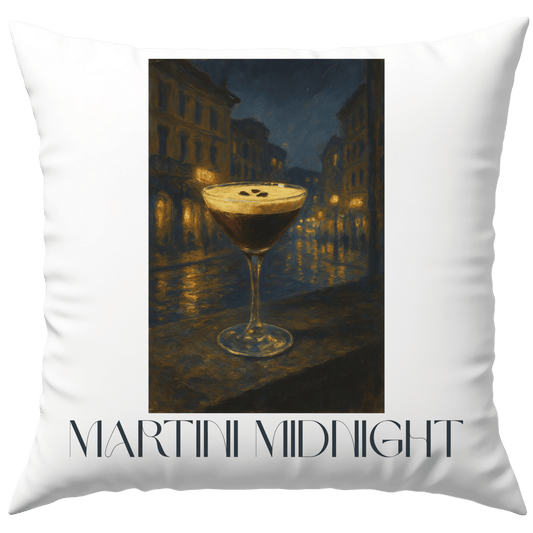 Espresso Martini Midnight Cocktail Deko Kissen