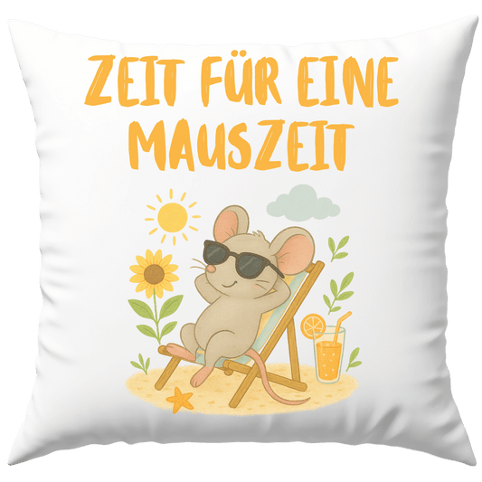 Zeit Für Eine Mauszeit Wortspiel Deko Kissen