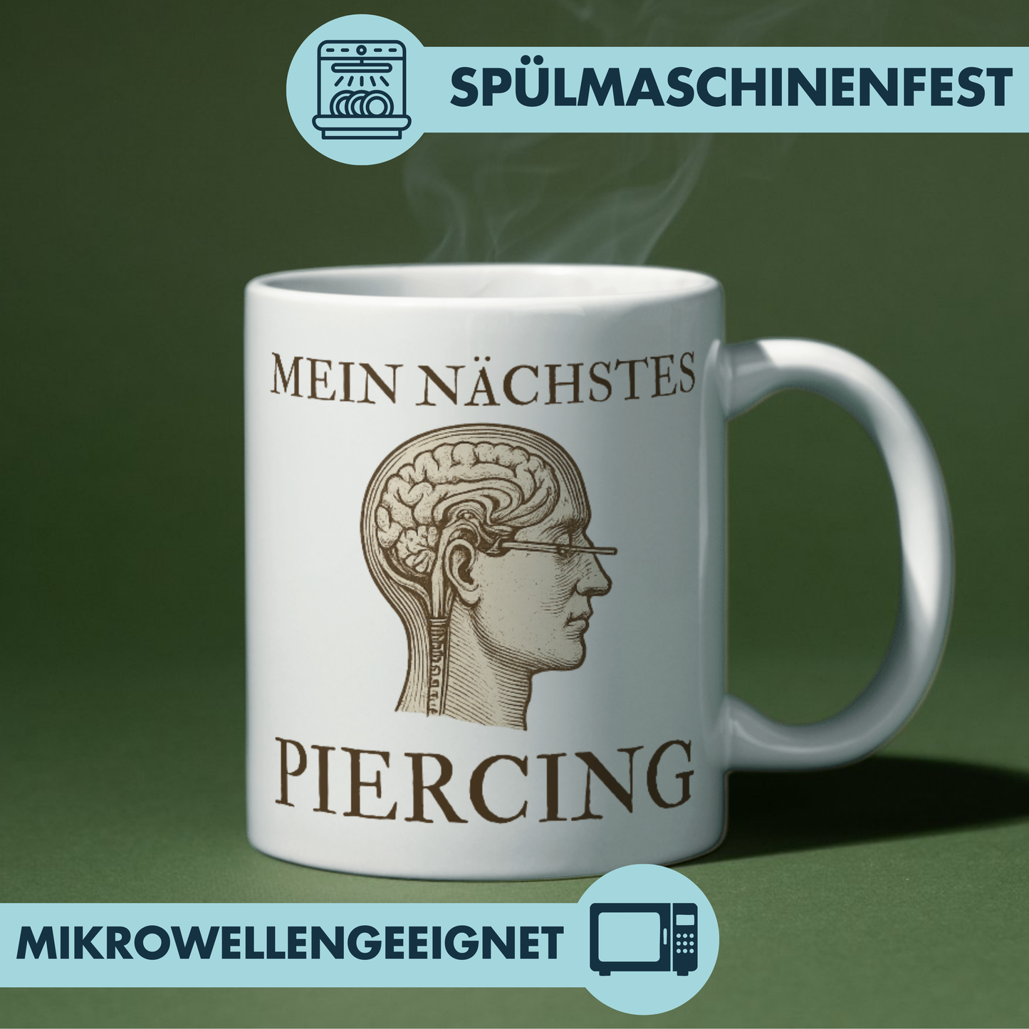 Mein Nächstes Piercing Lobotomie Kaffee Tasse