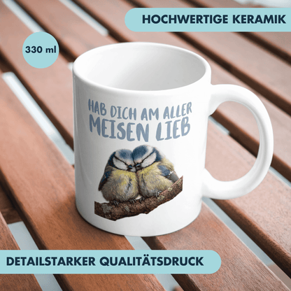 Hab Dich Am Aller Meisen Lieb Liebe Kaffee Tasse