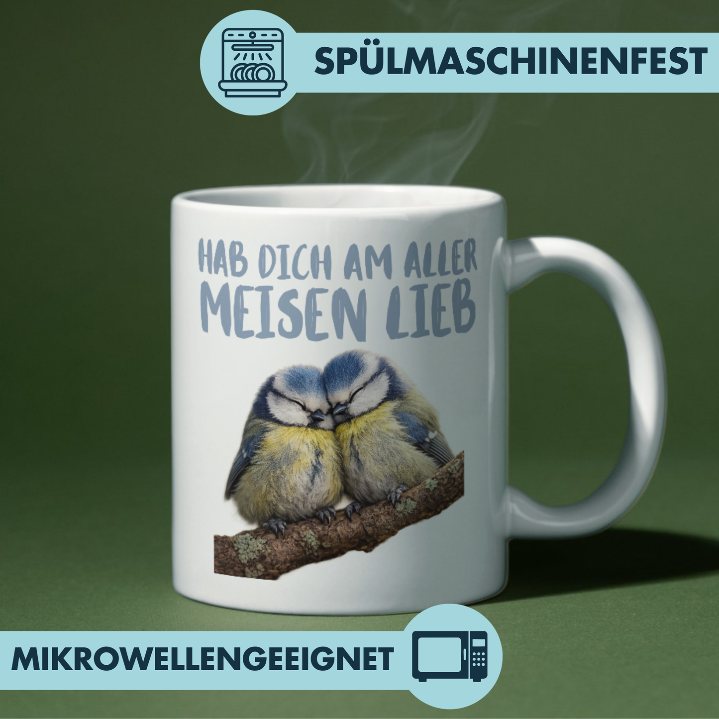 Hab Dich Am Aller Meisen Lieb Liebe Kaffee Tasse