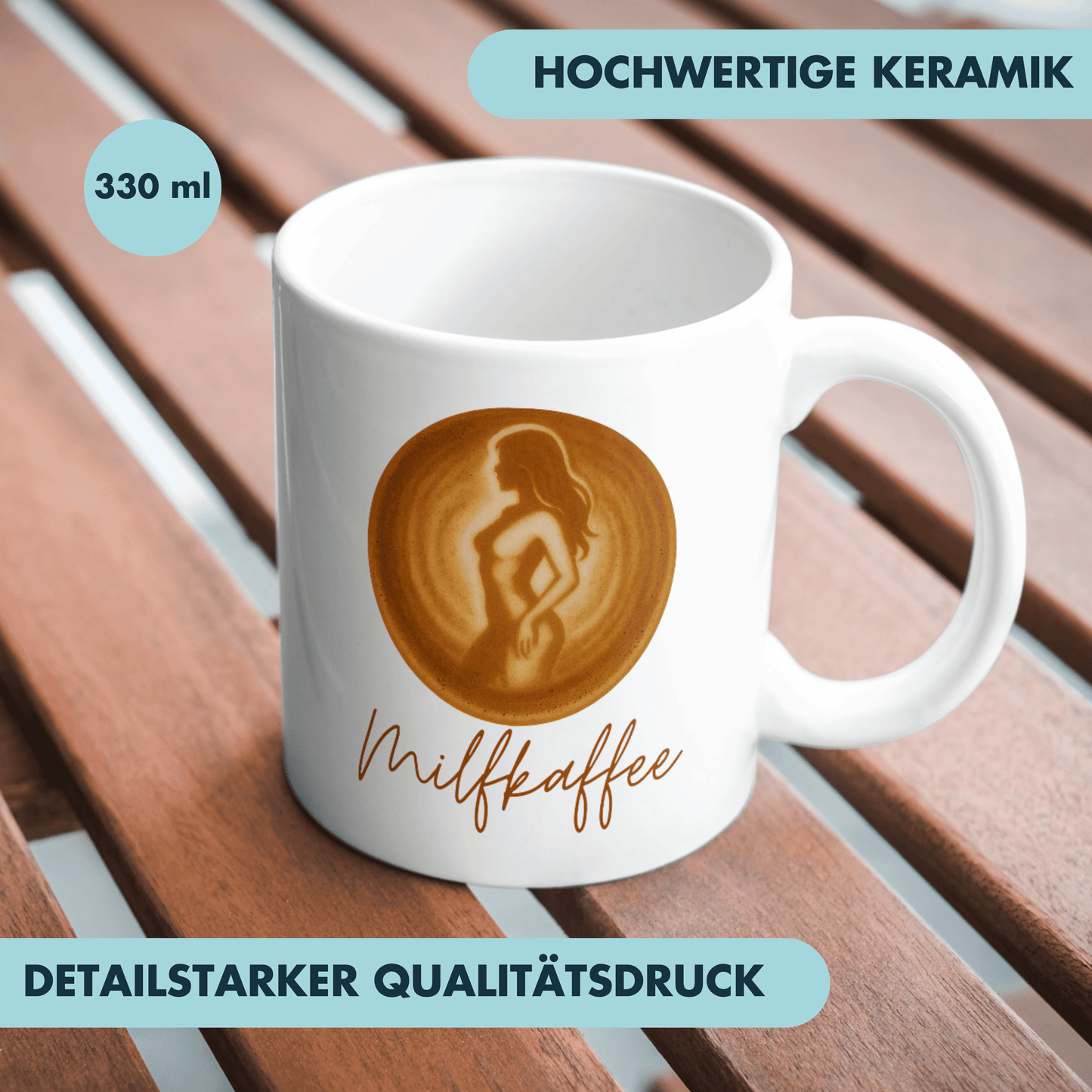 Milfkaffee Milf Wortspiel Versaut Kaffee Tasse