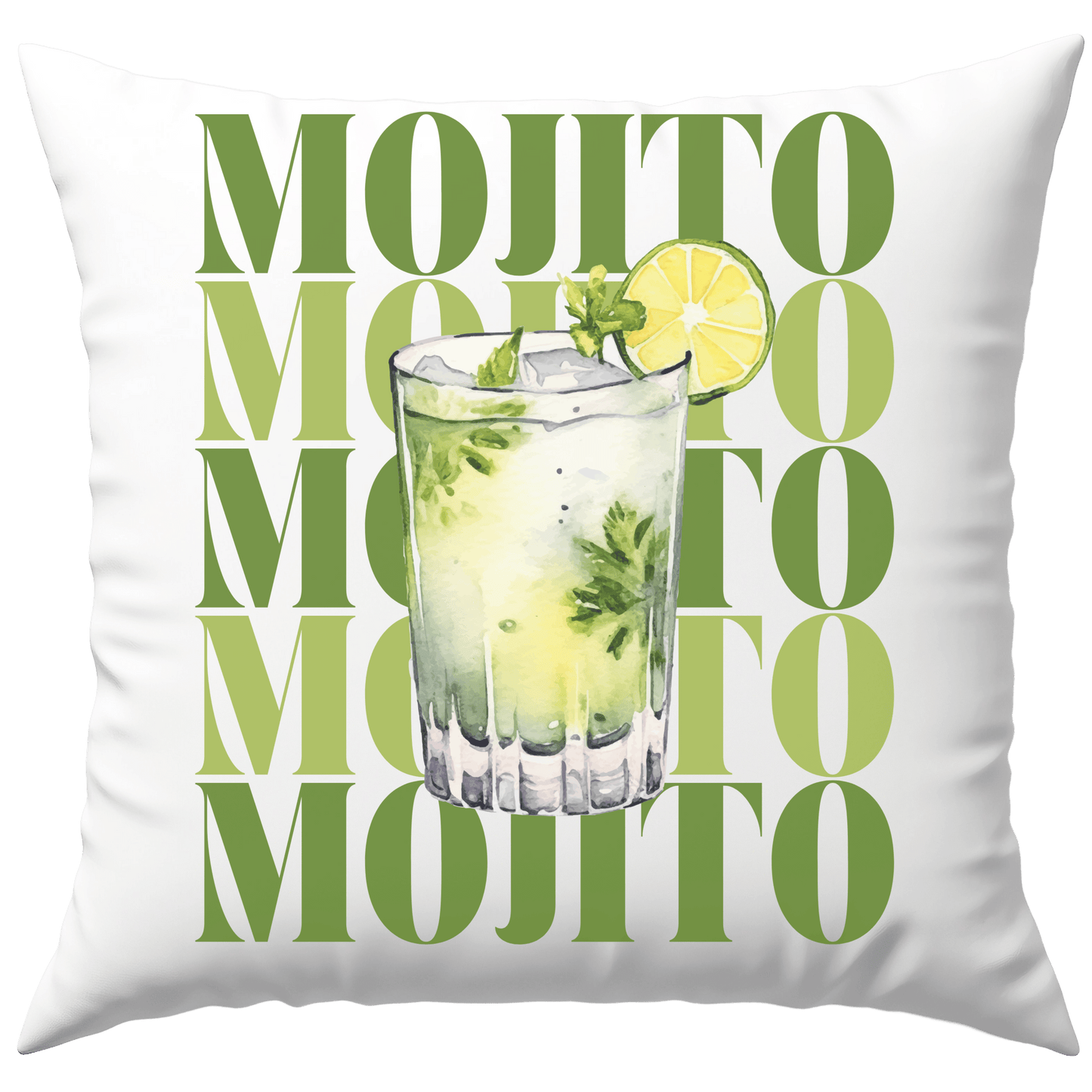 Mojito Cocktail Deko Kissen