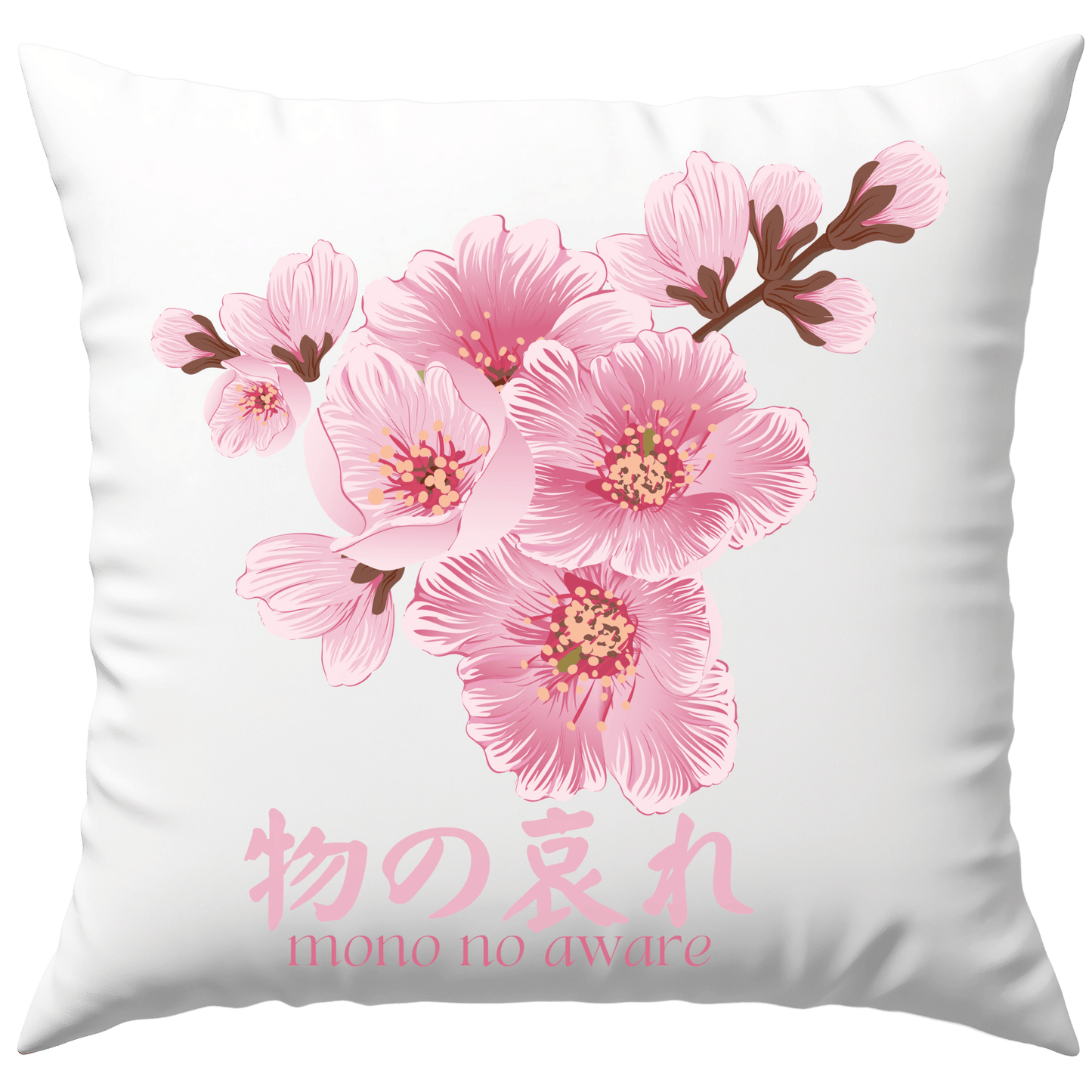 Mono No Aware Sakura Kirschblüte Japan Deko Kissen