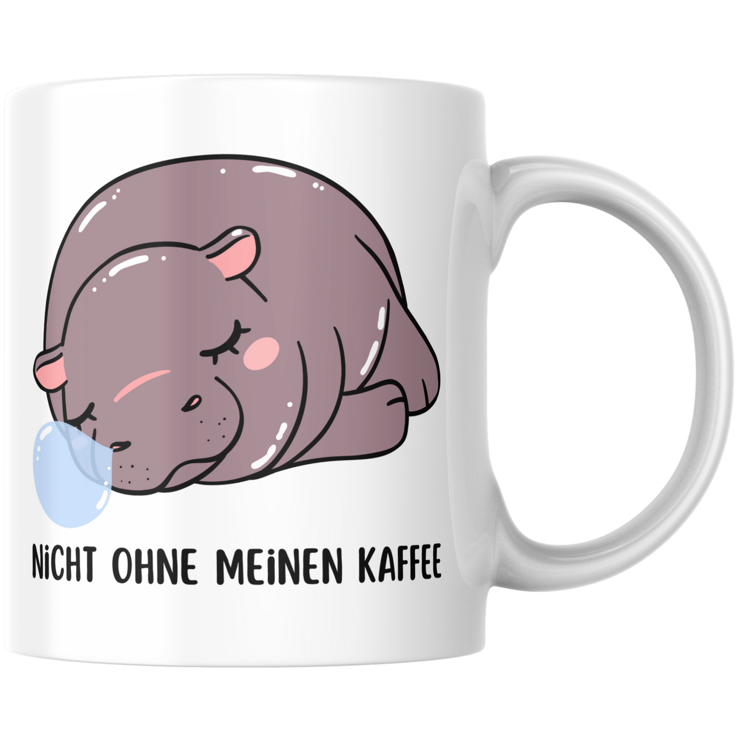 Nicht Ohne Meinen Kaffee Baby Hippo Tasse