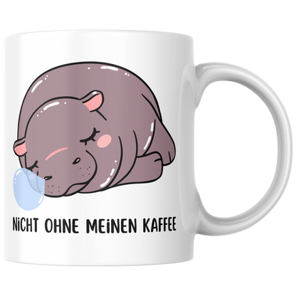 Nicht Ohne Meinen Kaffee Baby Hippo Tasse