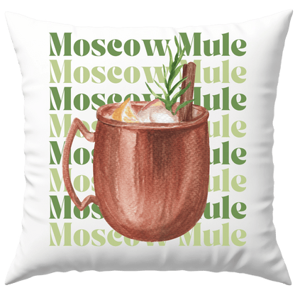 Moscow Mule Cocktail Deko Kissen