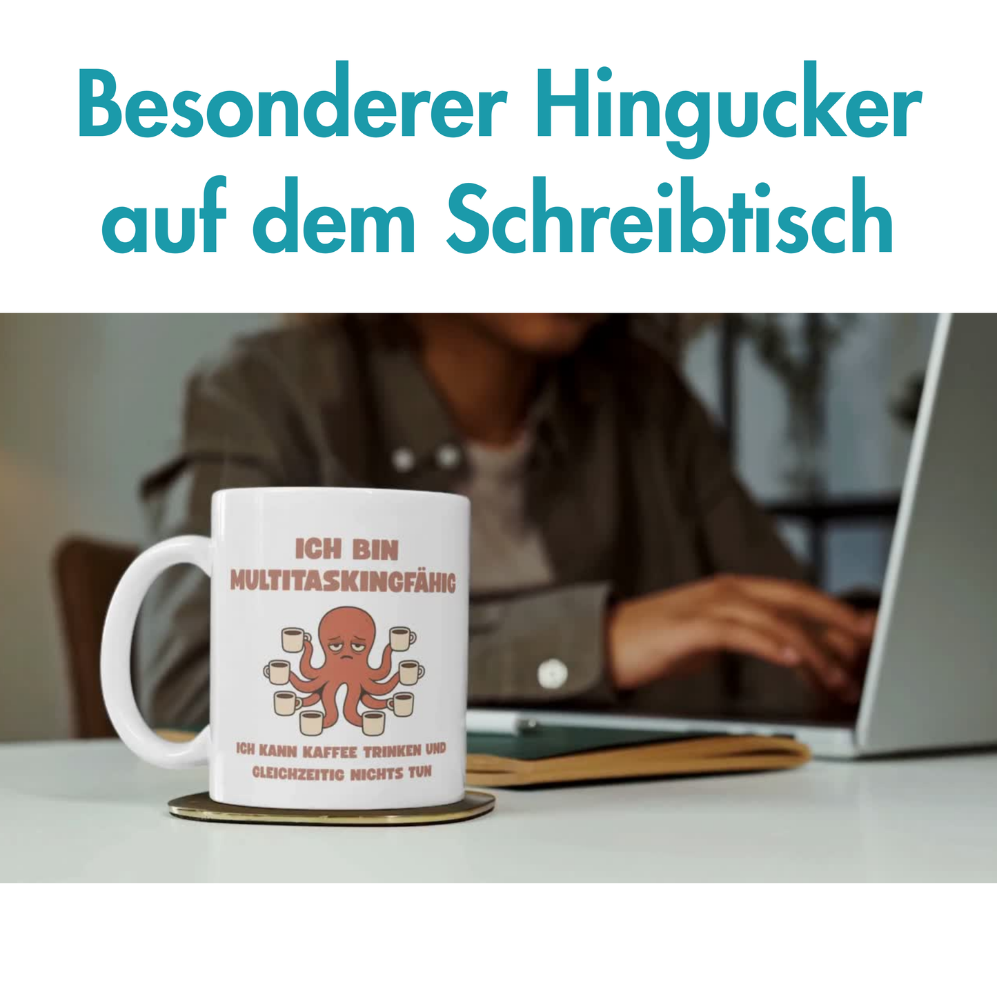 Ich Bin Multitaskingfähig Ich Kann Kaffee Trinken Und Gleichzeitig Nichts Tun Tasse