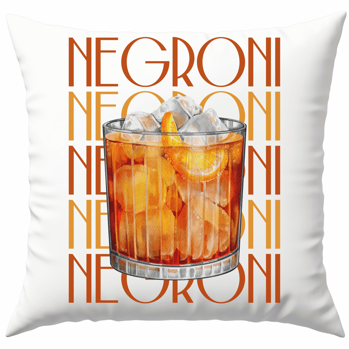 Negroni Cocktail Deko Kissen