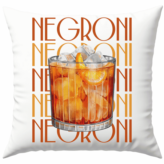 Negroni Cocktail Deko Kissen