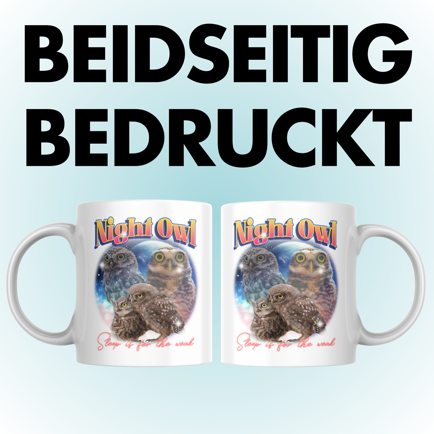 Night Owl Bootleg Eule Kaffee Tasse
