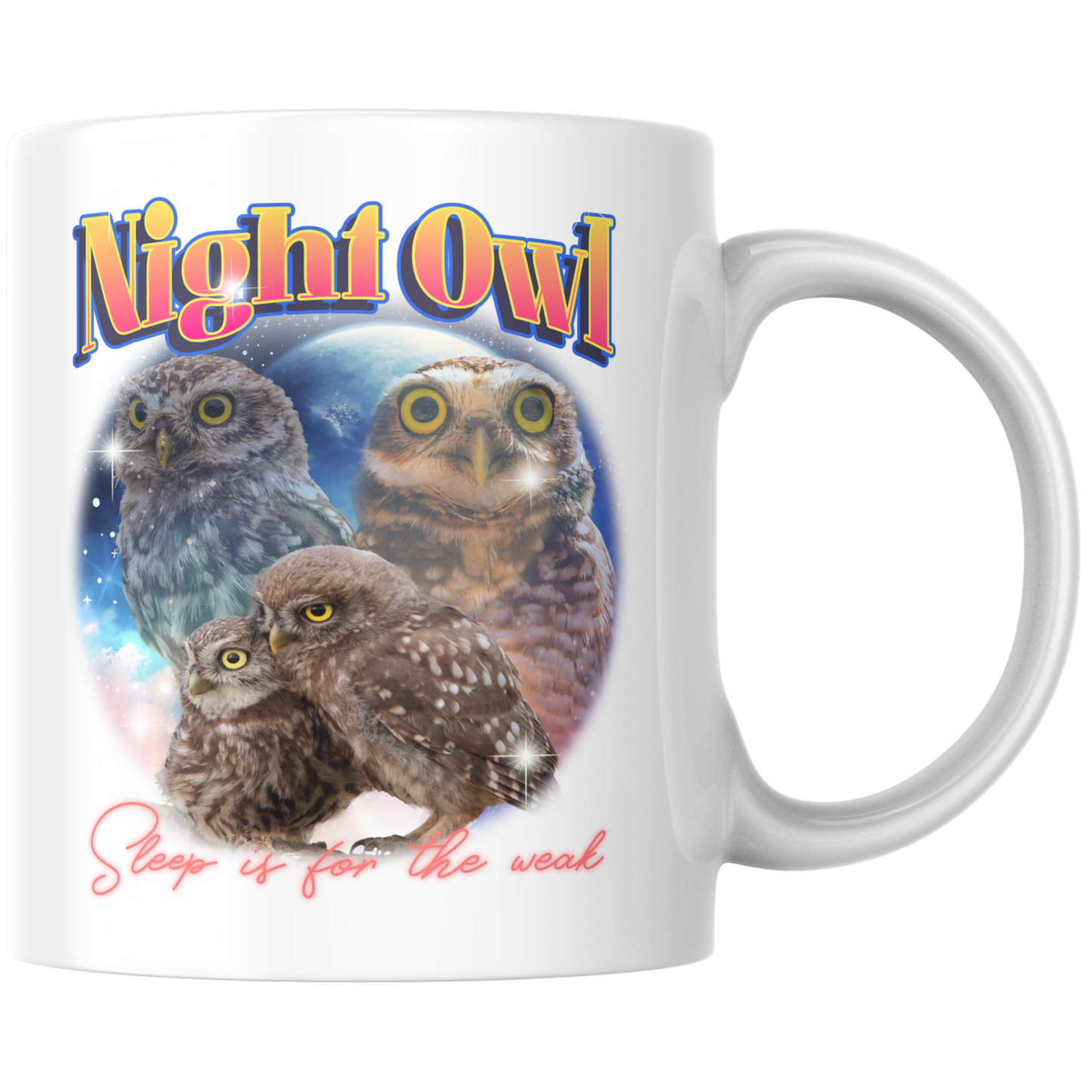 Night Owl Bootleg Eule Kaffee Tasse