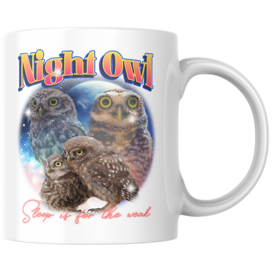 Night Owl Bootleg Eule Kaffee Tasse