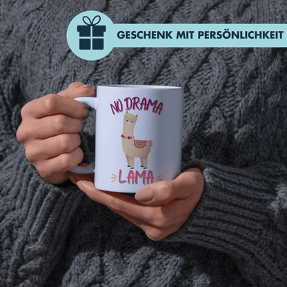 No Drama Lama Kein Stress Kaffee Tasse