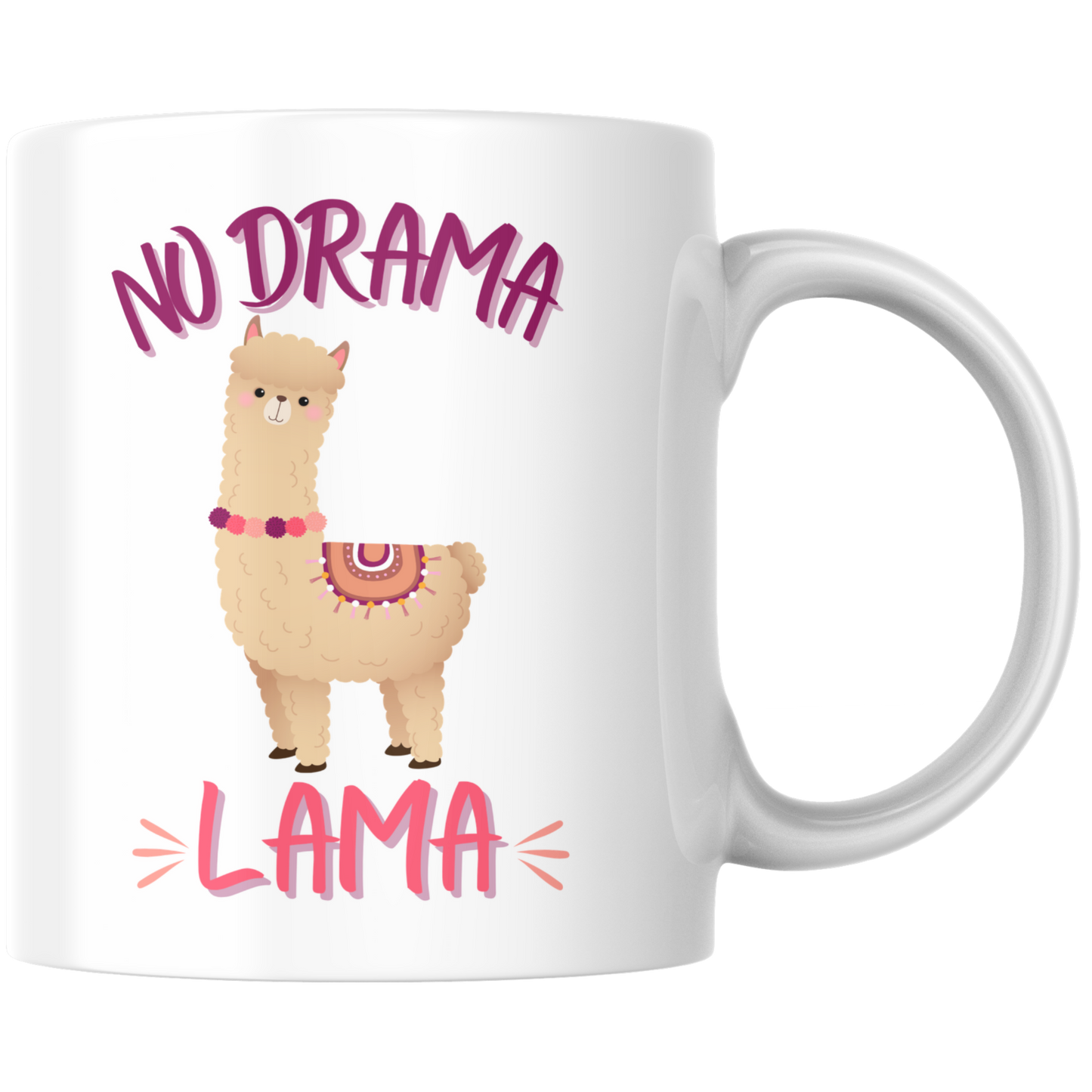 No Drama Lama Kein Stress Kaffee Tasse
