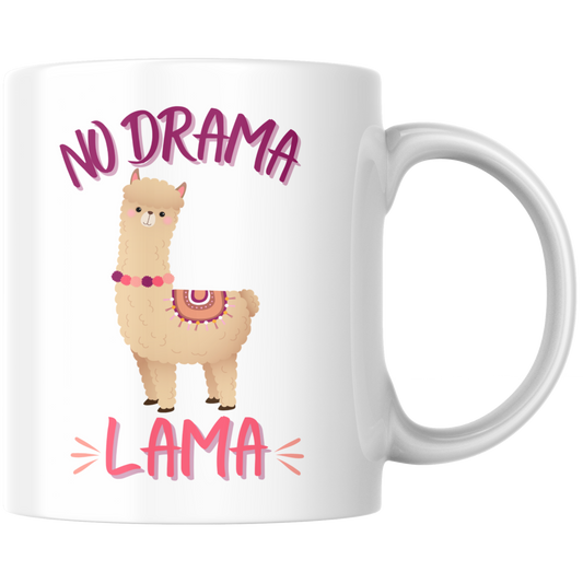 No Drama Lama Kein Stress Kaffee Tasse