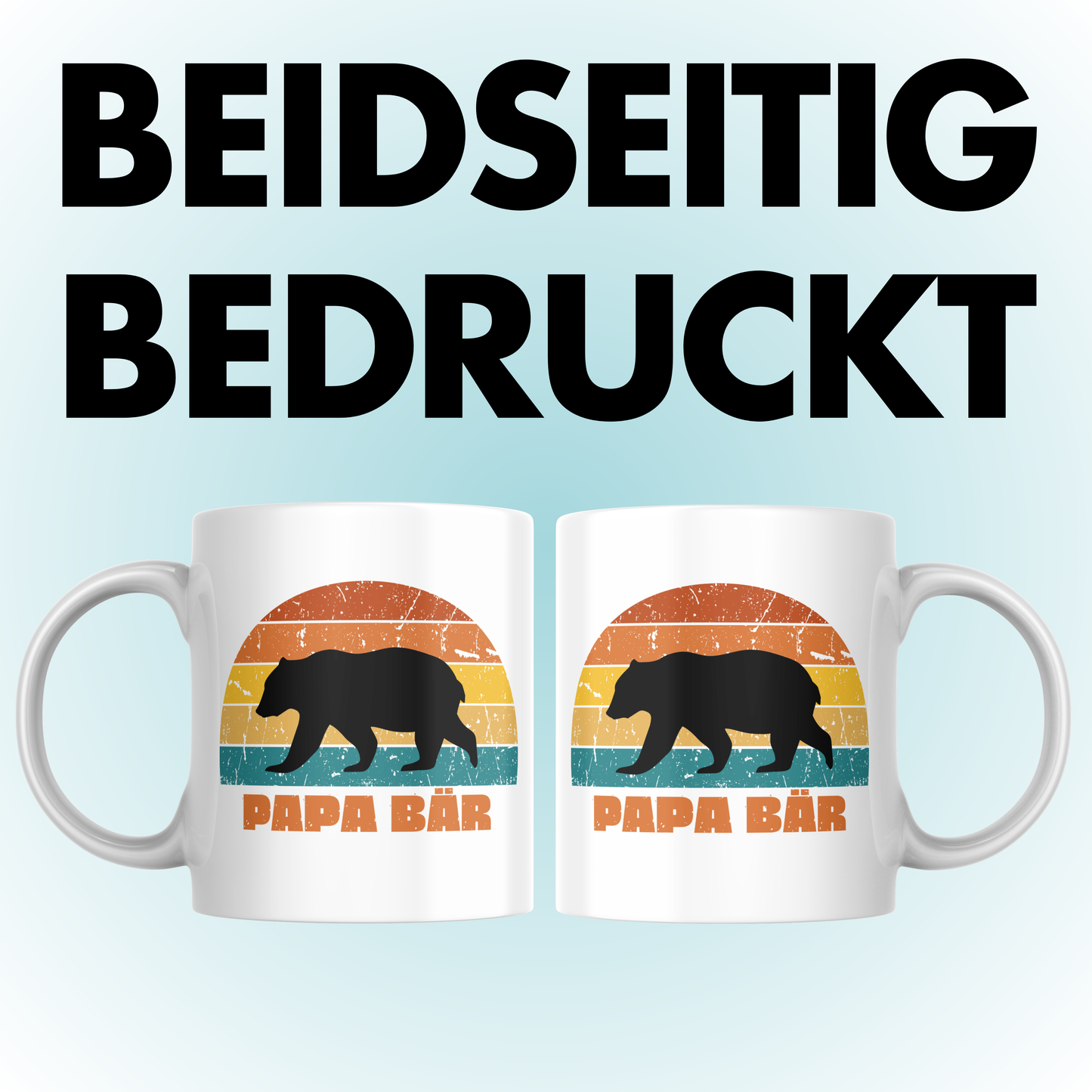 Papa Bär Vatertag Kaffee Tasse