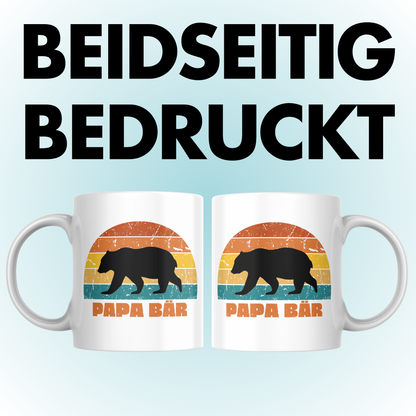 Papa Bär Vatertag Kaffee Tasse