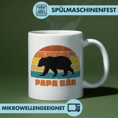 Papa Bär Vatertag Kaffee Tasse