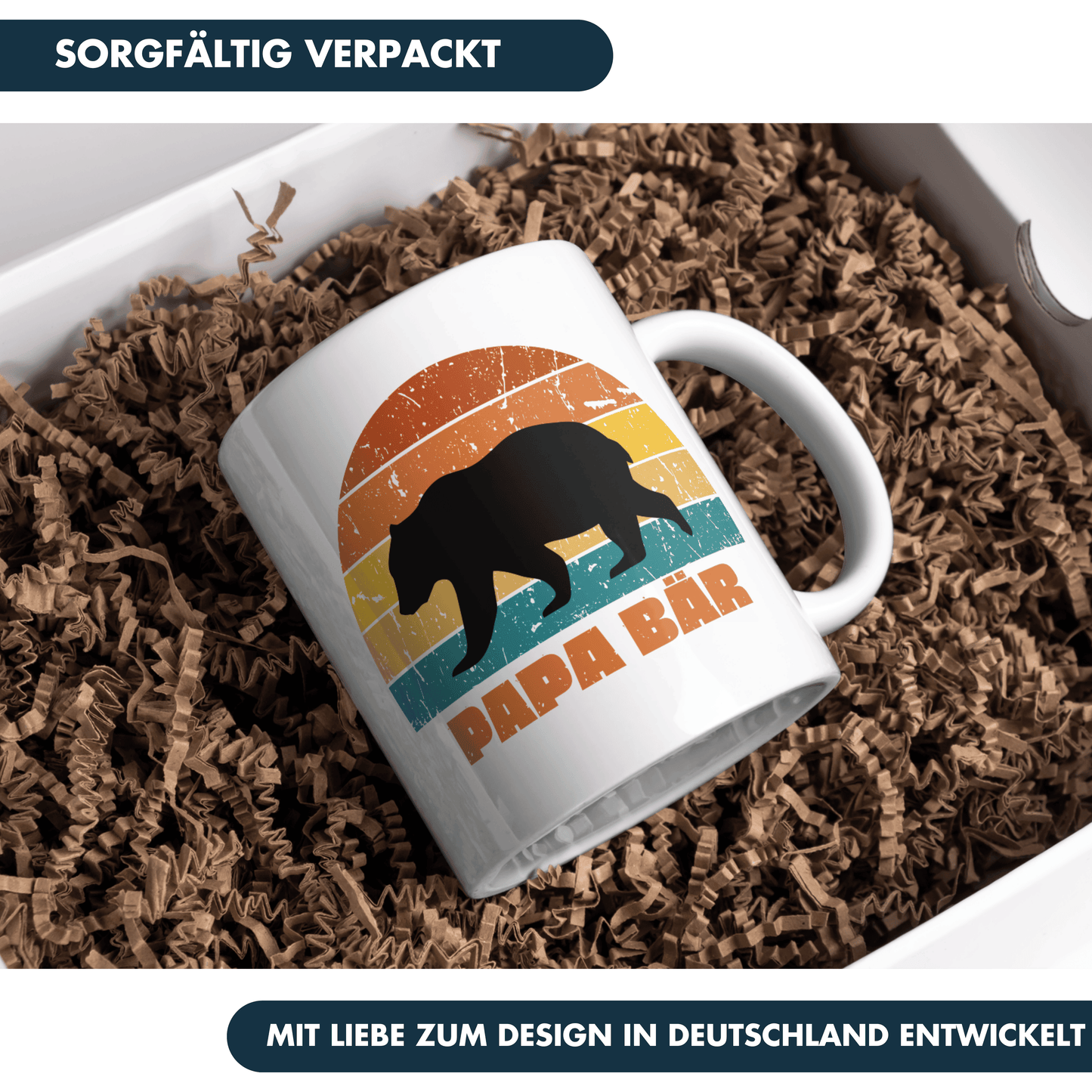 Papa Bär Vatertag Kaffee Tasse