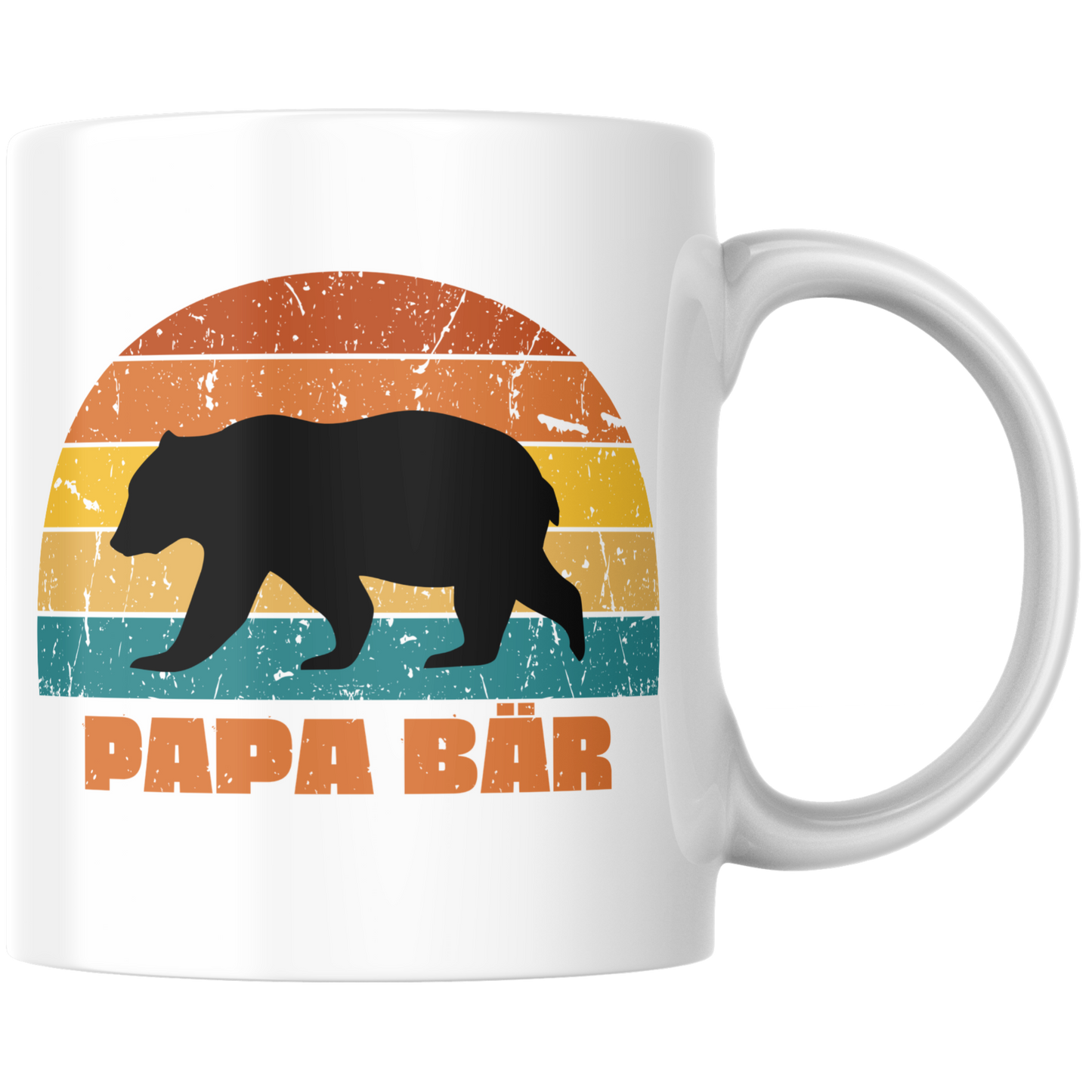 Papa Bär Vatertag Kaffee Tasse