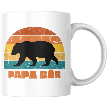 Papa Bär Vatertag Kaffee Tasse