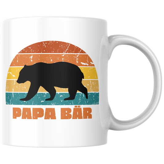 Papa Bär Vatertag Kaffee Tasse