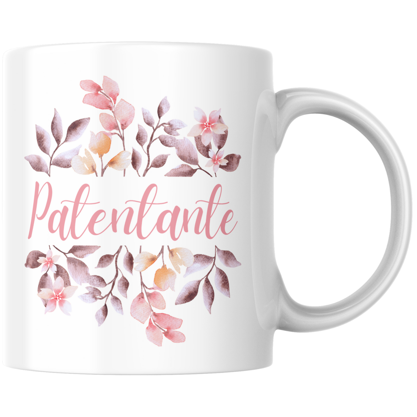 Patentante Blumen Kaffee Tasse