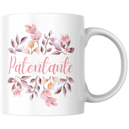 Patentante Blumen Kaffee Tasse