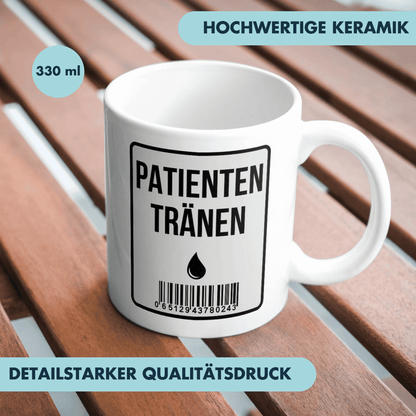 Patienten Tränen Sarkasmus Arzt Ärztin Krankenschwester Arzthelferin Kaffee Tasse