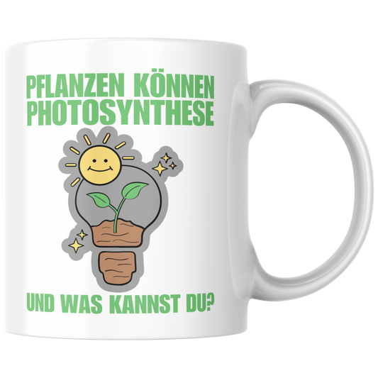 Pflanzen Können Photosynthese Und Was Kannst Du? Kaffee Tasse