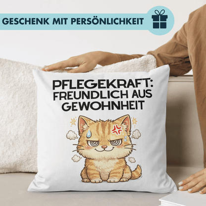 Pflegekraft Freundlich Aus Gewohnheit Deko Kissen